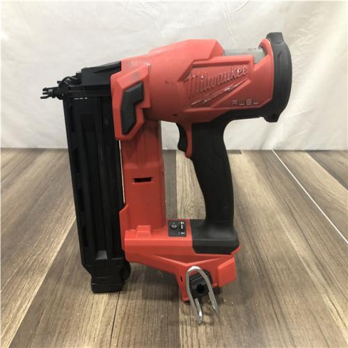 AS-IS  Milwaukee FUEL 18-Volt Lithium-Ion Brushless Cordless Gen II 18-Gauge Brad Nailer (Tool-Only)