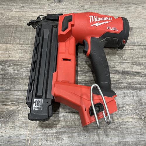 AS-IS Milwaukee FUEL 18-Volt Lithium-Ion Brushless Cordless Gen II 18-Gauge Brad Nailer (Tool-Only)