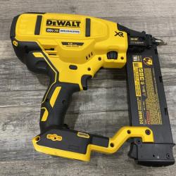 AS-IS DEWALT 20V MAX XR Lithium-Ion Electric Cordless 18-Gauge Brad Nailer (Tool Only)