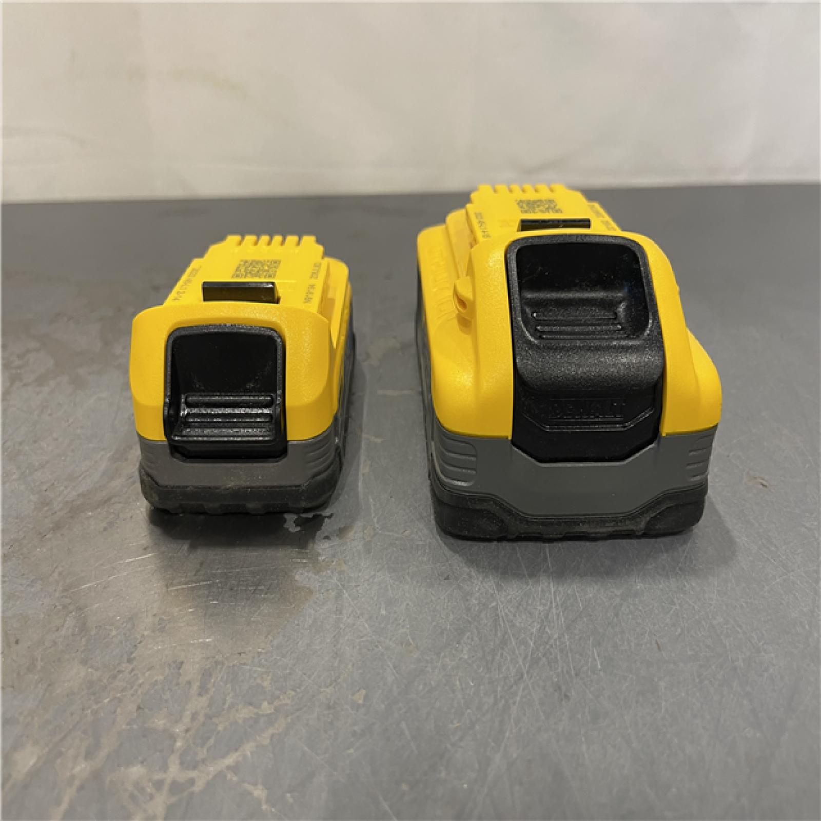 AS-IS - Dewalt 20V MAX POWERSTACK Lithium-Ion Batteries and Charger Starter Kit