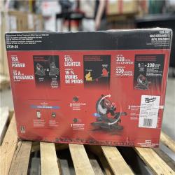 DALLAS LOCATION- Milwaukee M18 FUEL18V Cordless 12 in. Dual Bevel Sliding Compound Miter Saw (Tool-Only)
