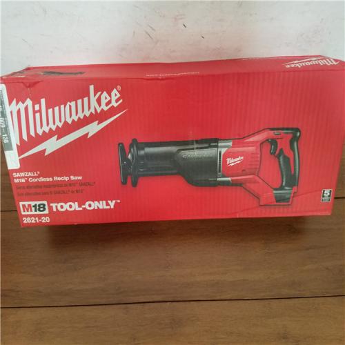 California NEW Milwaukee Sawzall M18 Cordless Recip Saw (Tool Only)