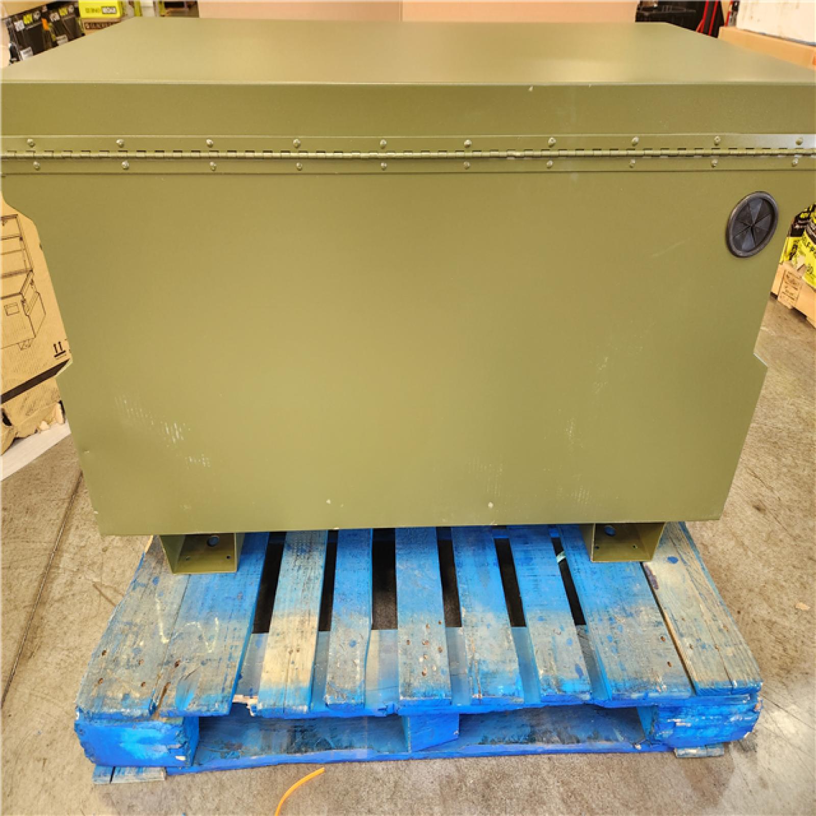 Phoenix NEW Husky 48 in. W x 24 in. D x 27.6 in. H Matte Army Green Steel Jobsite Box
