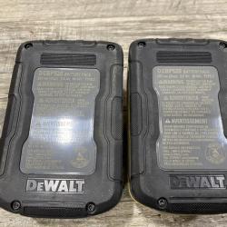 AS-IS DEWALT 20V MAX XR POWERSTACK Lithium-Ion 5.0Ah Battery (2 -Pack)