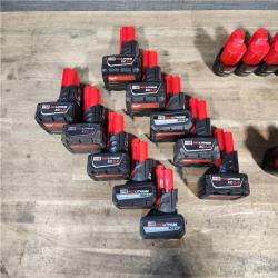 HOUSTON LOCATION - AS-IS MILWAUKEE BATTERY PACK QTY - 20