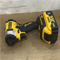 AS-IS DEWALT ATOMIC 20V MAX Lithium-Ion Cordless 1/4 in. Brushless Impact Driver Kit
