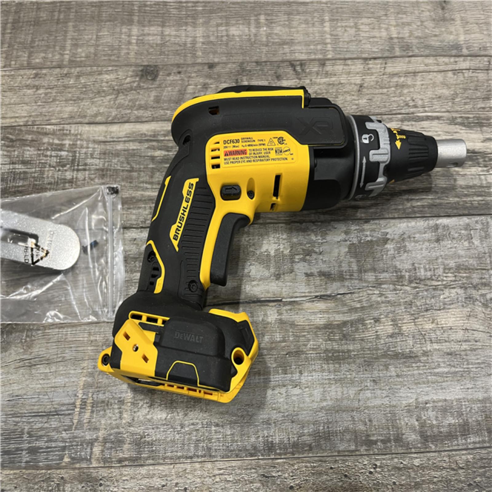 AS-IS DEWALT XR 20V MAX Lithium-Ion Cordless Brushless Screw Gun (Tool Only)