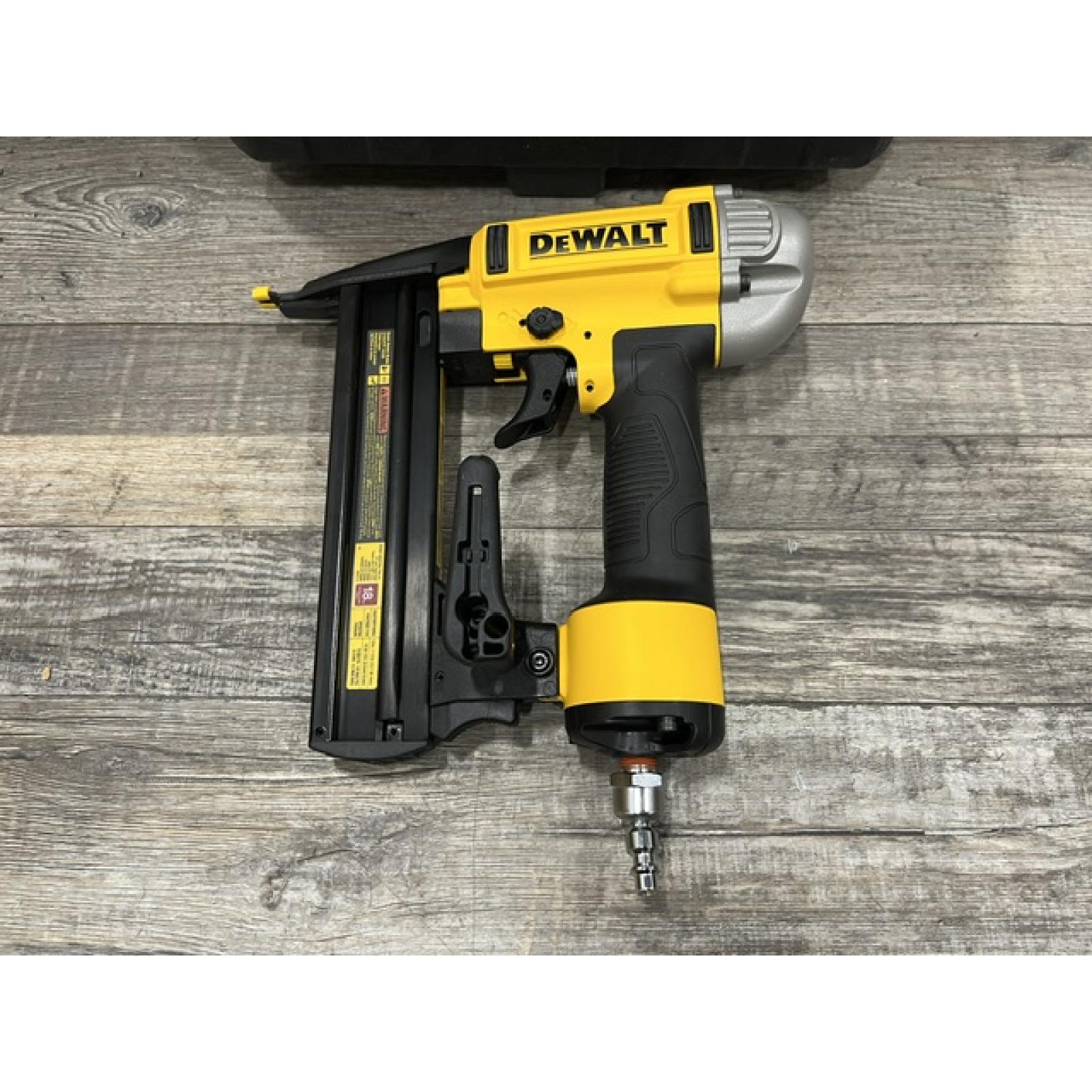 AS-IS DEWALT Pneumatic 18-Gauge 1/4 in. Crown Corded Stapler