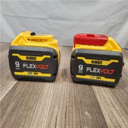 AS-IS - DEWALT FLEXVOLT 20-Volt /60-Volt MAX Lithium-Ion 9.0Ah Battery (2-Pack)