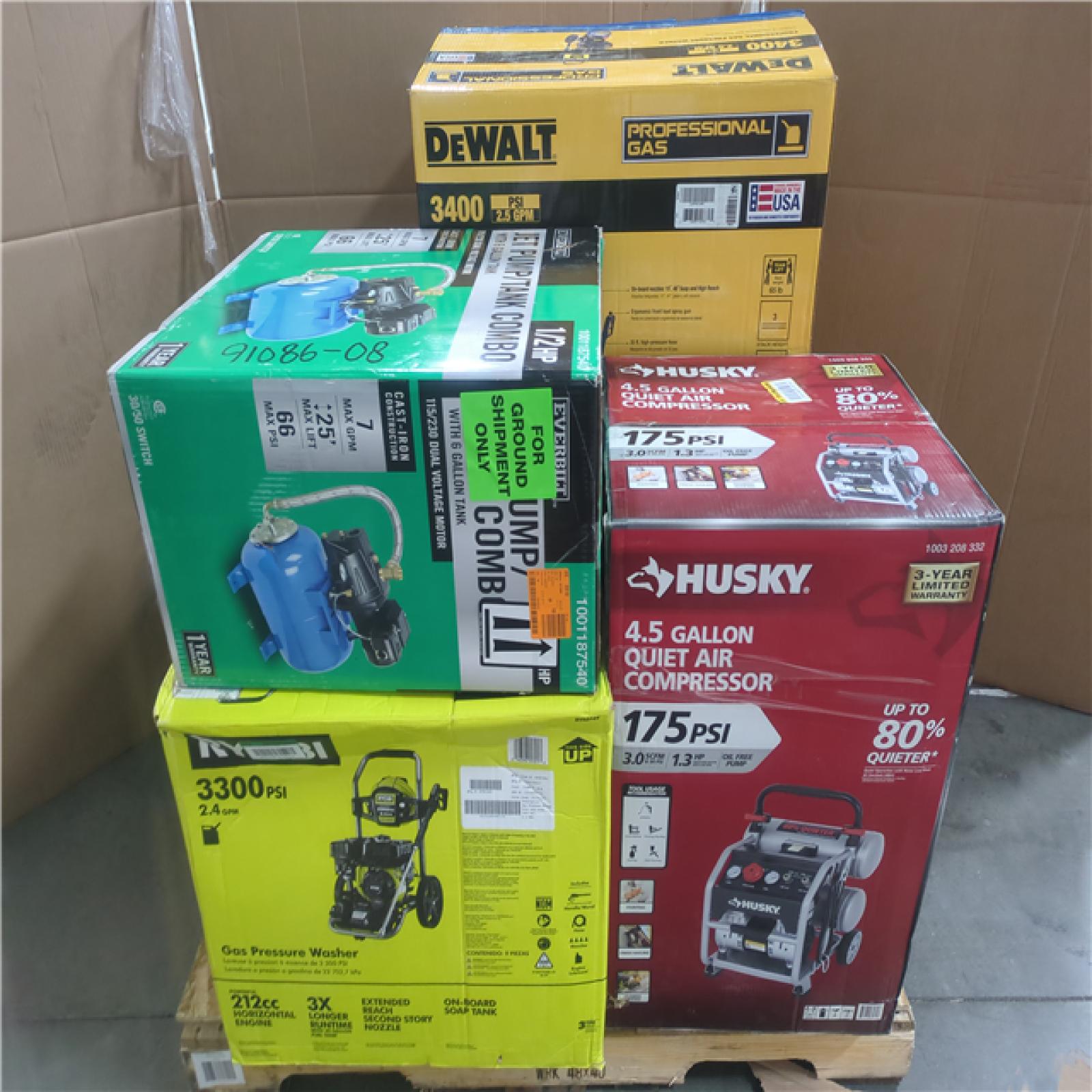 CALIFORNIA AS-IS OUTDOOR POWER EQUIPMENT
