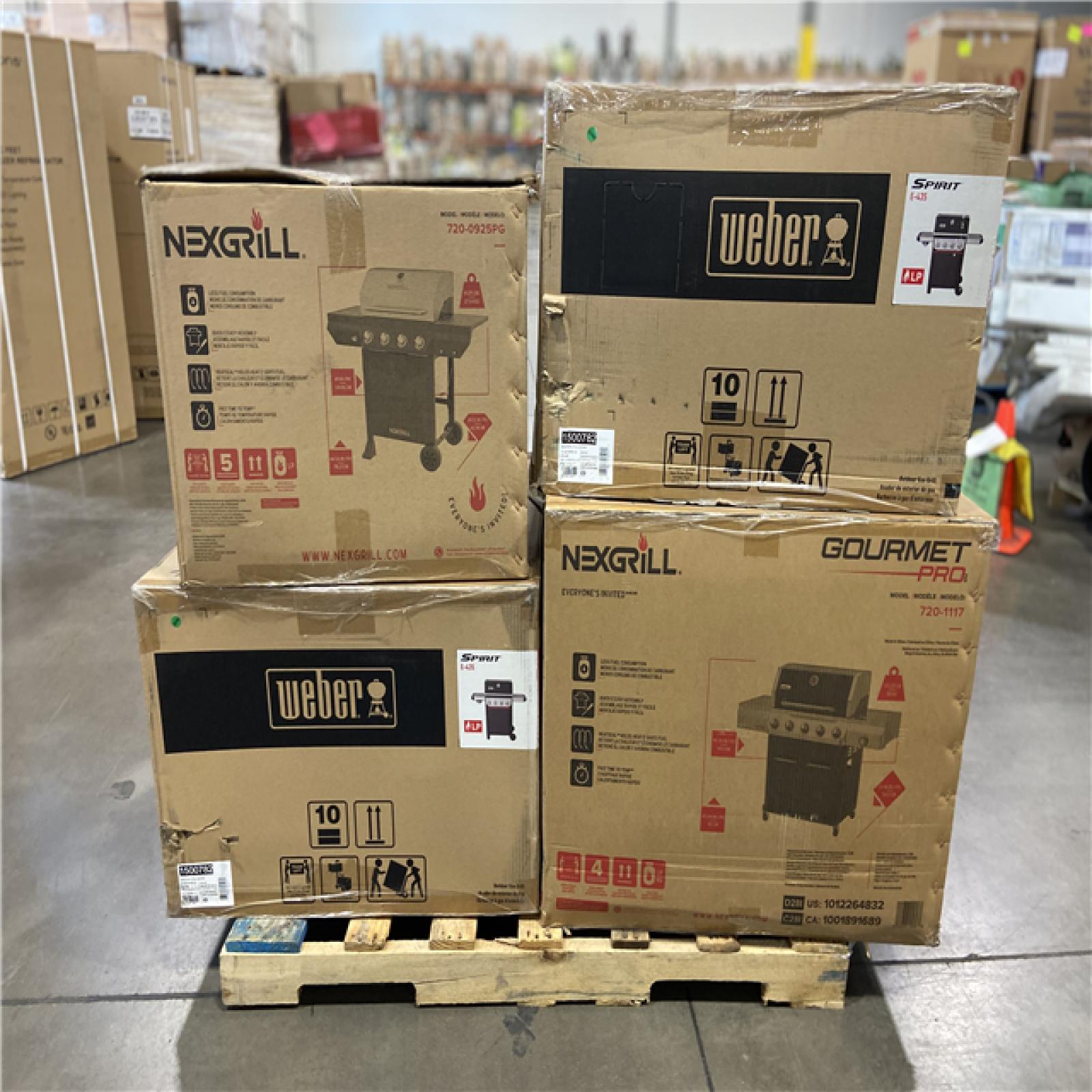DALLAS LOCATION - MIXED GRILL PALLET - (4 UNITS)