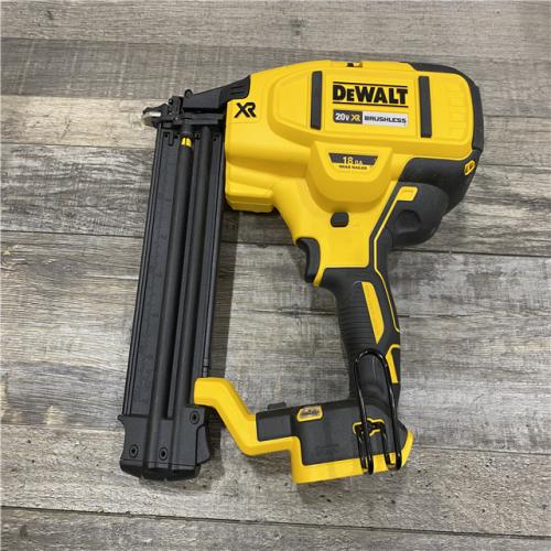 AS-IS DEWALT 20V MAX XR Lithium-Ion Electric Cordless 18-Gauge Brad Nailer (Tool Only)
