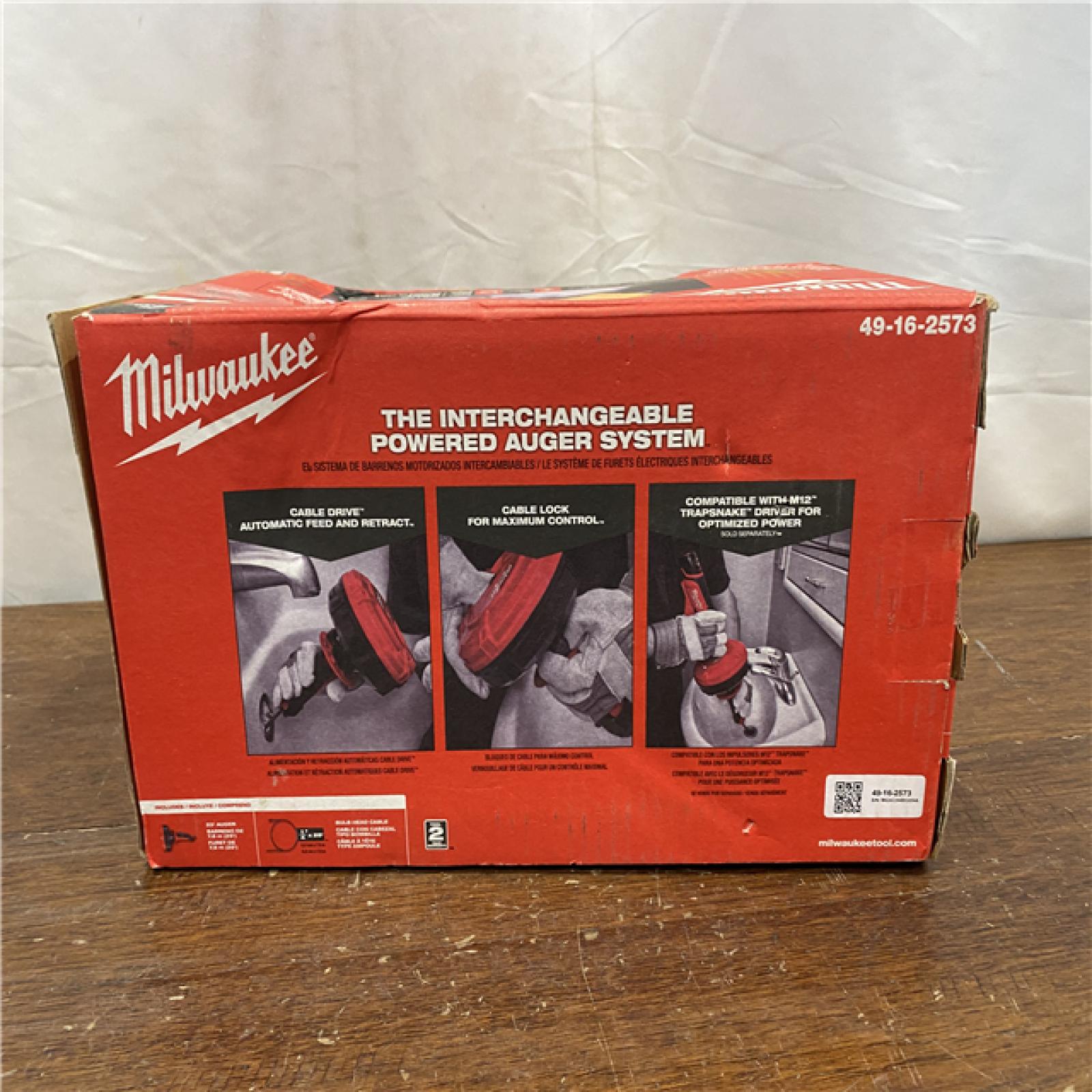 AS-IS Milwaukee Trap Snake Auger Drain Cleaning Kit
