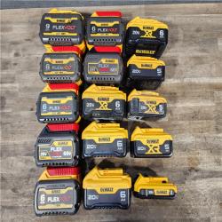 HOUSTON LOCATION - AS-IS DEWALT BATTERY PACK QTY - 15