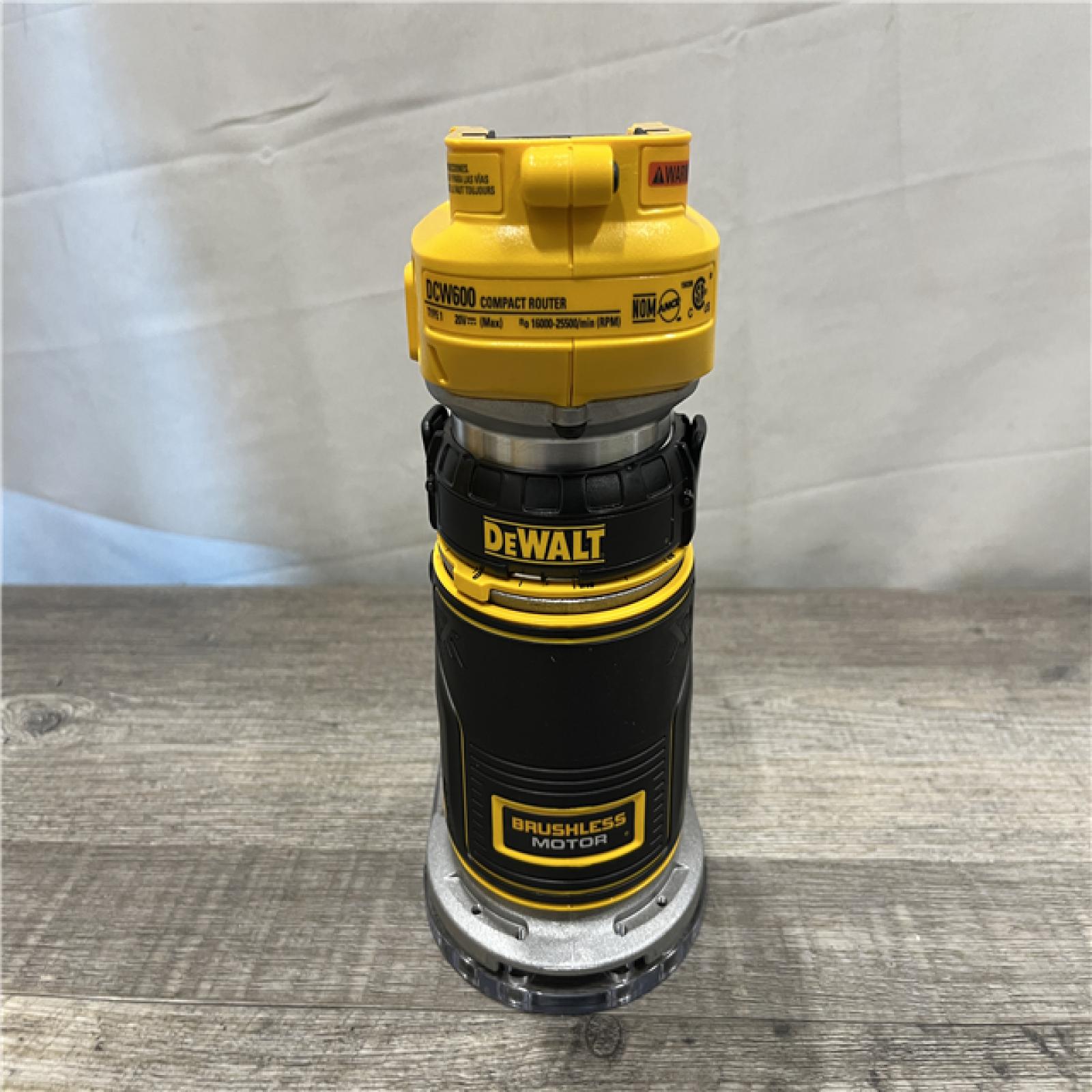 AS-IS DEWALT 20V MAX XR Cordless Brushless Fixed Base Compact Router (Tool Only)