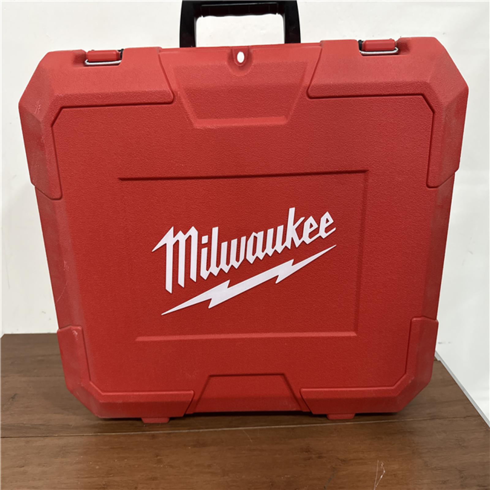 California AS-IS Milwaukee M18 Short Throw Press Tool Kit with Pex Crimp Jaws, Includes (2) Batteries, Charger & Hard Case; Appears in Excellent Condition