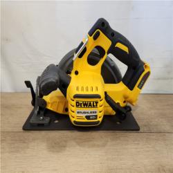 AS-IS- DEWALT FLEXVOLT 60V MAX Cordless Brushless 7-1/4 in. Circular Saw with Brake (Tool Only)