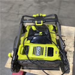 Dallas Location - As-Is RYOBI 80V HP Brushless Battery Cordless Electric 30 in. Multi-Blade Lawn Mower with Battery and Charger