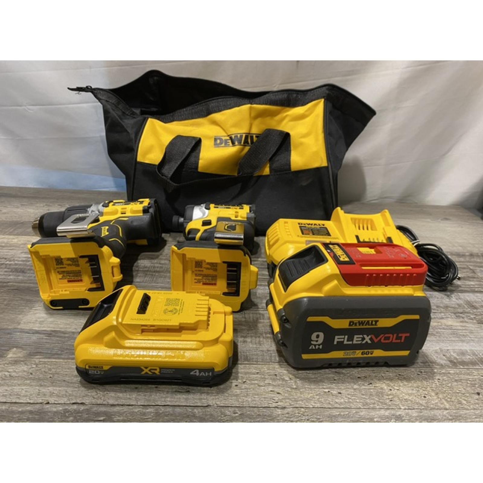 AS-IS DEWALT 20V Lithium-Ion Cordless 2-Tool Combo Kit