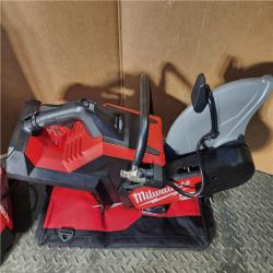 HOUSTON LOCATION - AS-IS (APPEARS LIKE NEW) (MXF315-2XC) MILWAUKEE 14 CUT-OFF SAW W/ RAPIDSTOP, W/ 2 BATTERY & CHARGER