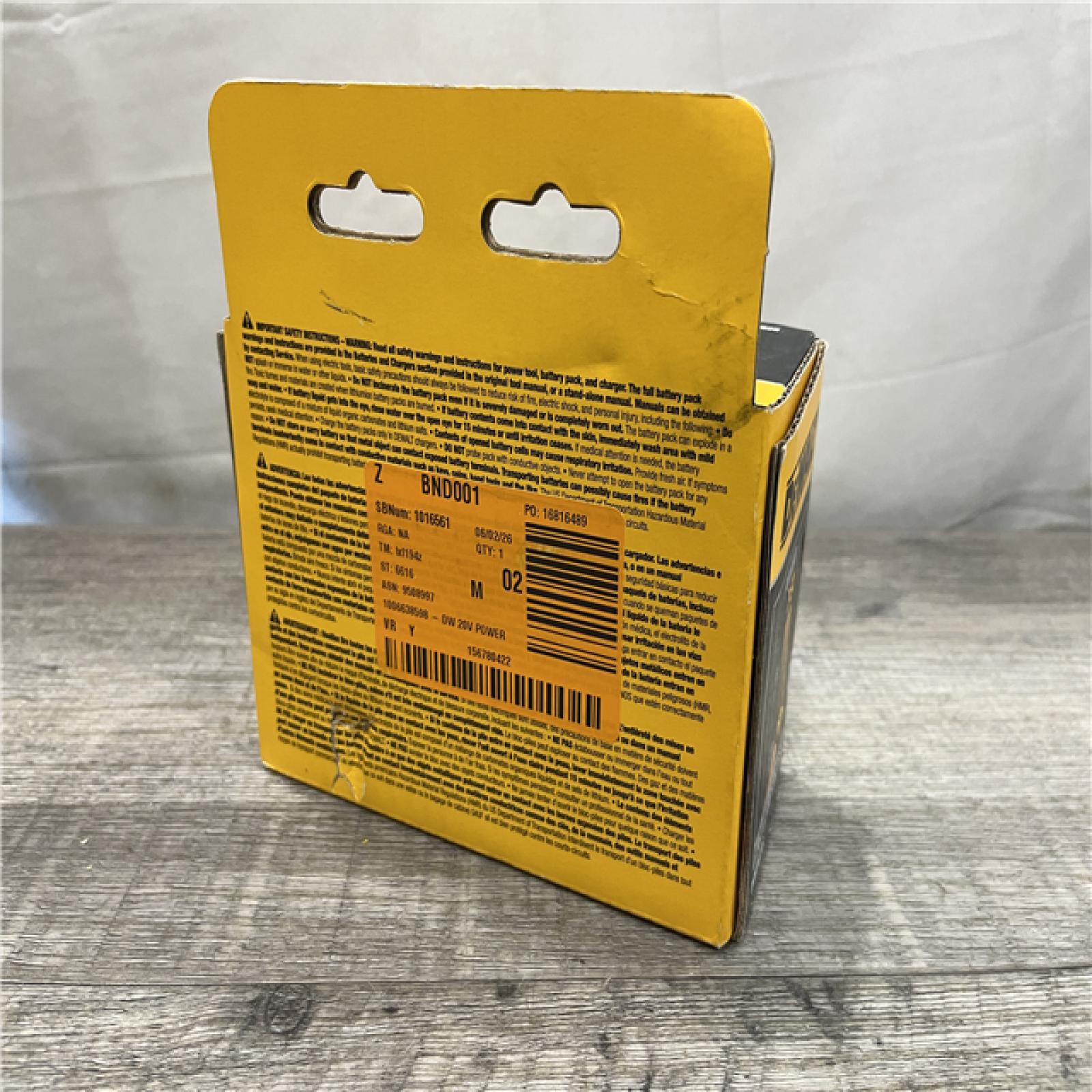 NEW - DEWALT 20V MAX XR POWERSTACK Lithium-Ion Battery Starter Kit with 1.7Ah Battery and Charger