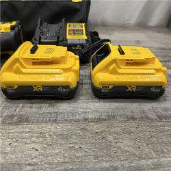 AS-IS DEWALT 20V XR Lithium-Ion Cordless Brushless 1/2 in. Drill/Driver Kit