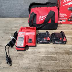 HOUSTON LOCATION - AS-IS Milwaukee 18V Cordless Brushed 2-Tool Drill/Driver and Impact Driver Kit