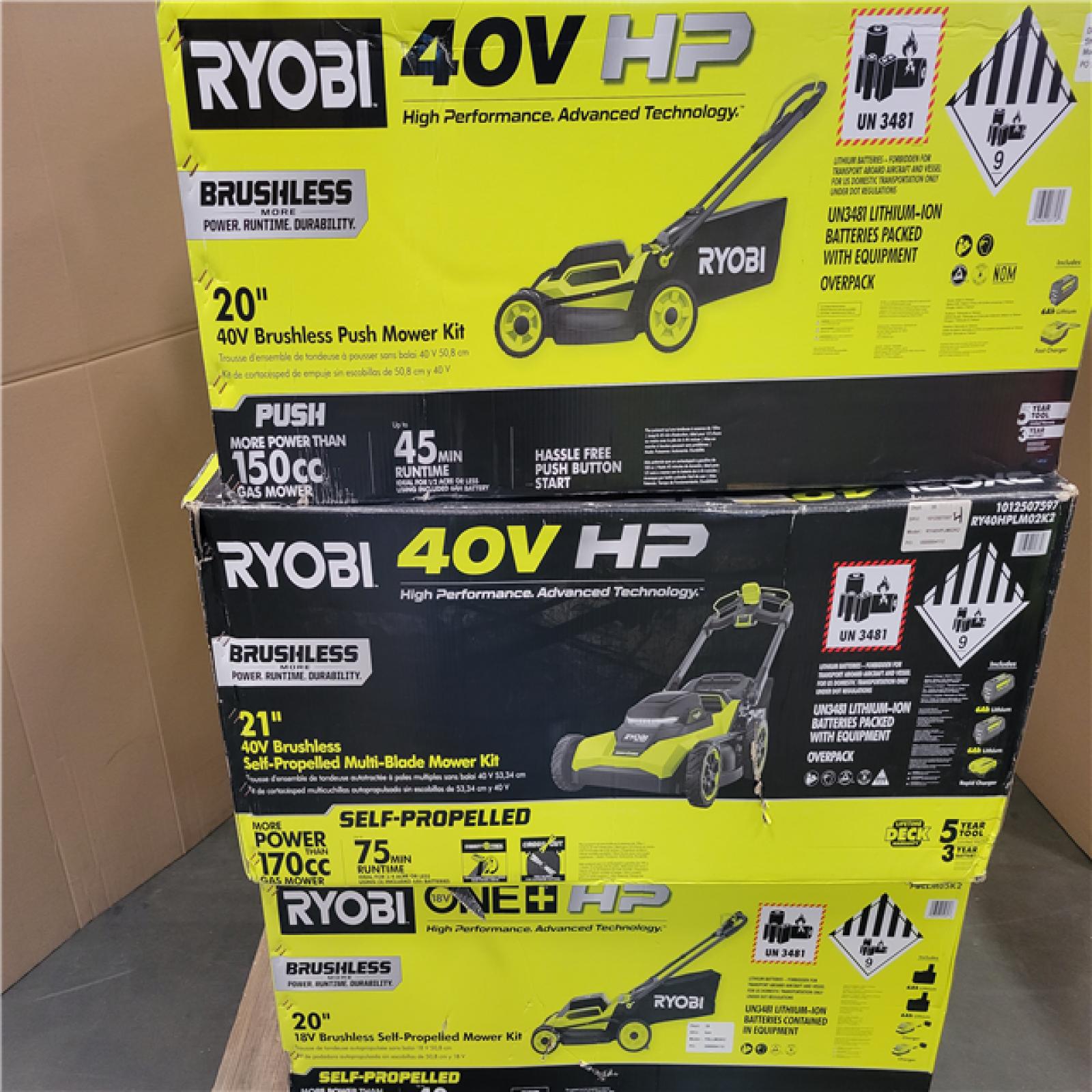 CALIFORNIA AS-IS OUTDOOR POWER EQUIPMENT