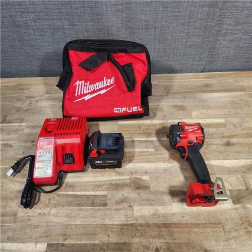 HOUSTON LOCATION - AS-IS MILWAUKEE 3/8 COMPACT IMPACT WRENCH W/ BATTERY & CHARGER