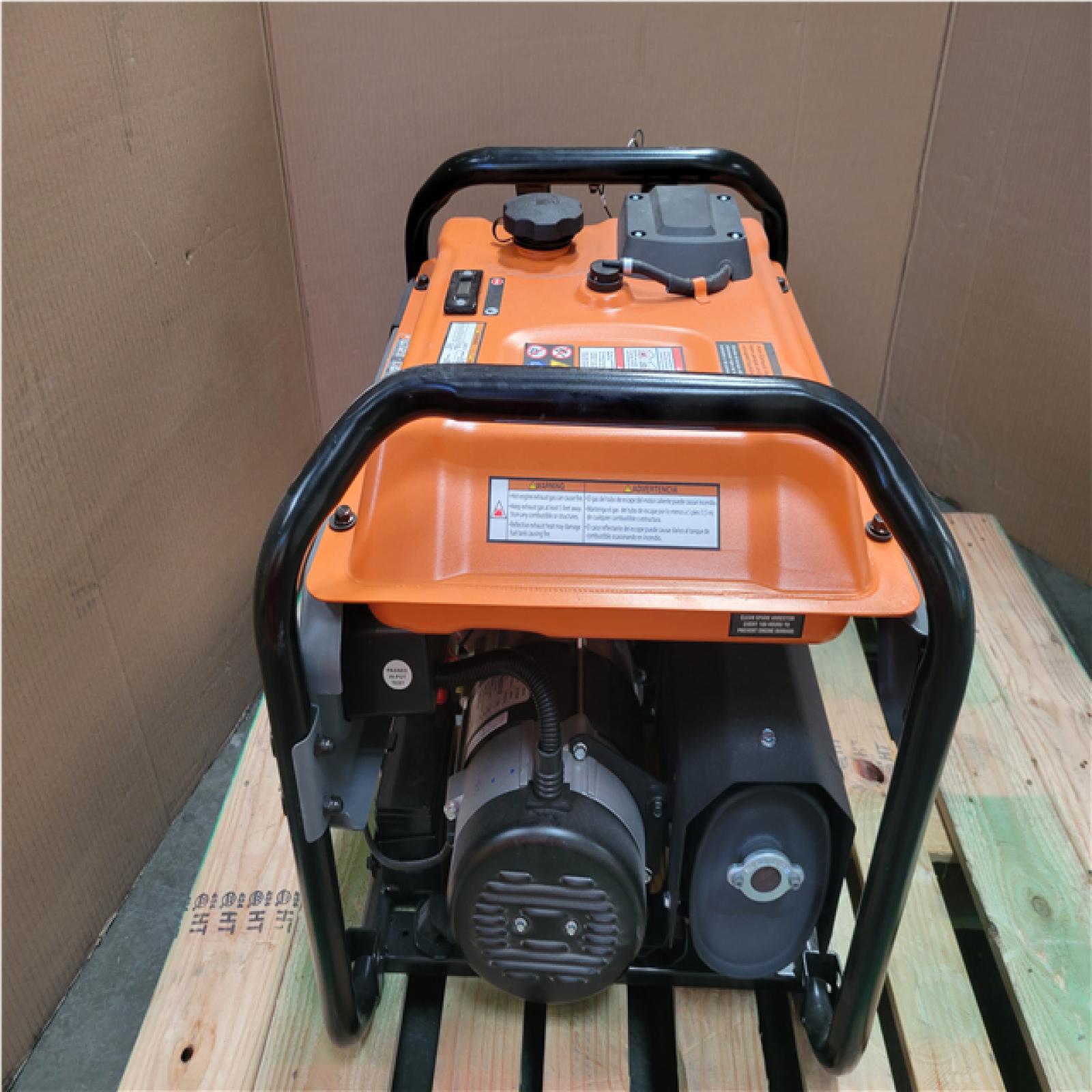 CALIFORNIA AS-IS GENERAC 6 875/5 500-WATT ELECTRIC SWITXH GASOLINE POWERED PORTABLE GENERATOR