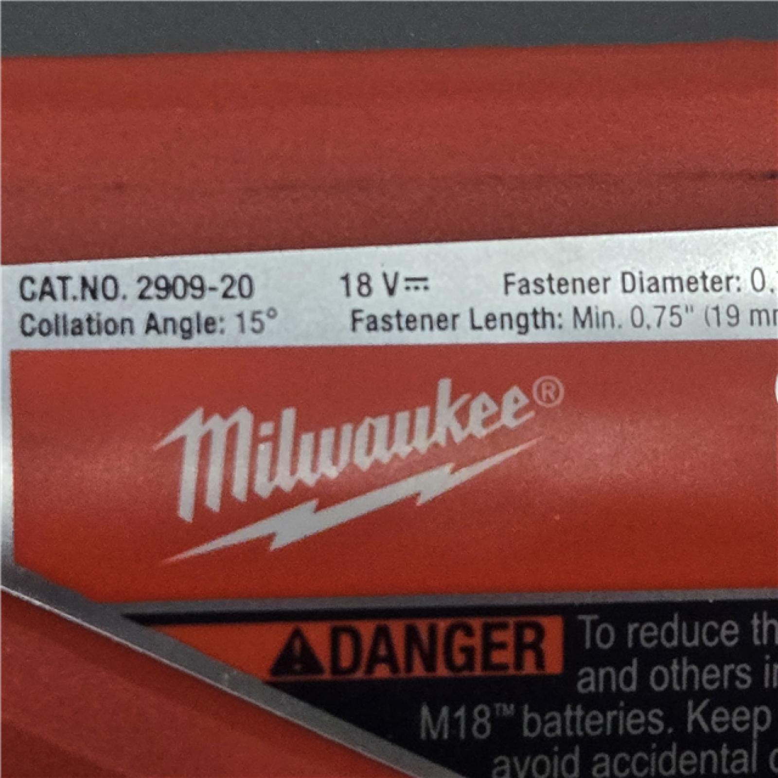 AS-IS Milwaukee M18 FUEL 18V Cordless Coil Roofing Nailer (Tool Only)