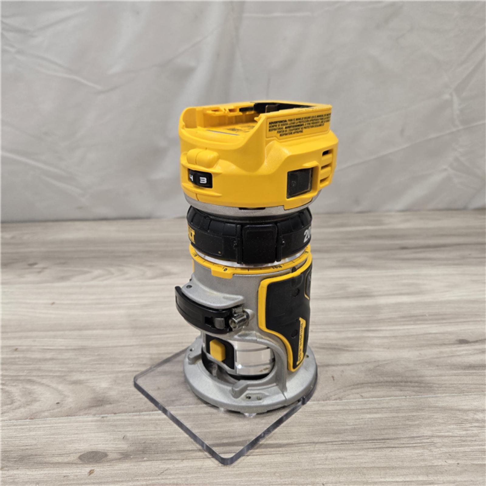 AS-IS Dewalt 20V MAX XR Cordless Compact Router (Tool Only)