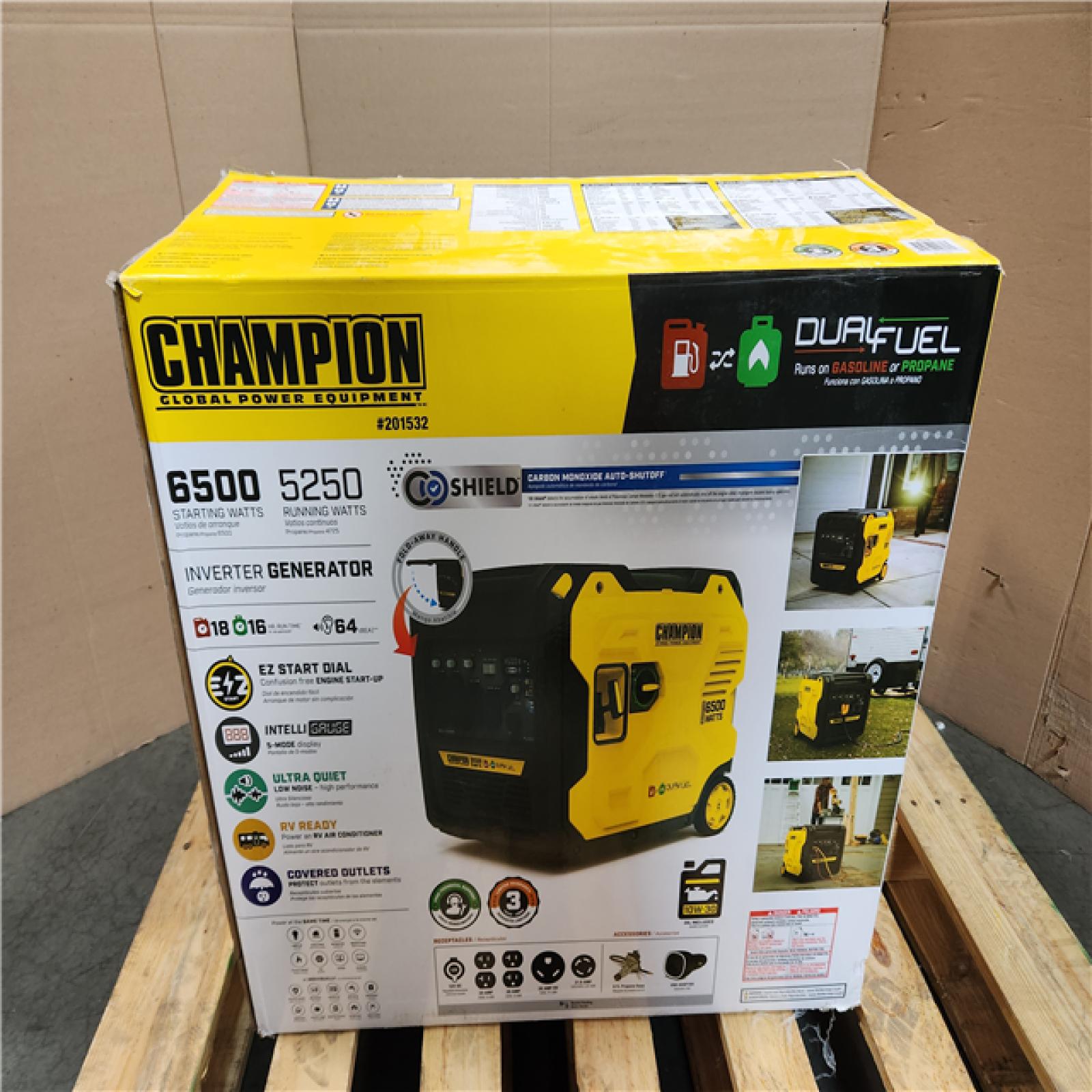 CALIFORNIA AS-IS CHAMPION GENERATOR