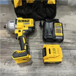 AS-IS DEWALT 20V MAX Lithium-Ion Cordless 1/2 in. Impact Wrench Kit