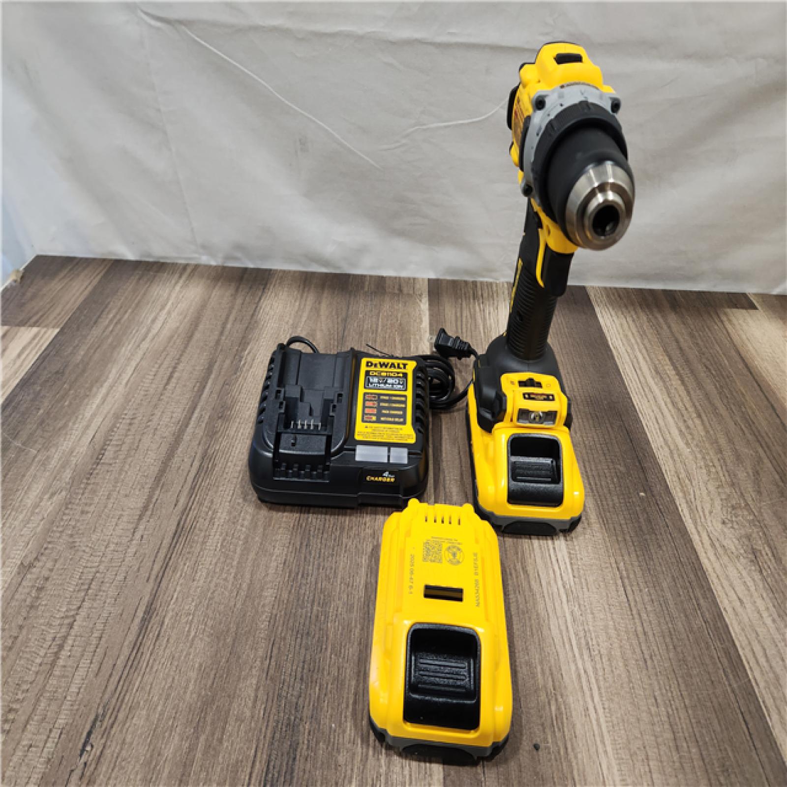 AS-SI -DeWalt 20V XR Lithium-Ion Cordless Brushless 1/2 in. Drill/Driver Kit with (2) 4.0 Ah Batteries and Charger