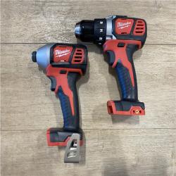 AS-IS Milwaukee 18V Lithium-Ion Cordless Drill Driver/Impact Driver Combo Kit
