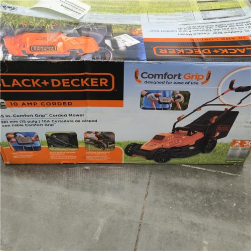 NEW! - BLACK+DECKER 10 Amp Corded Electric Walk Behind Push Mower