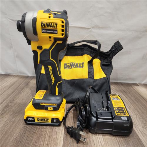 AS-IS- DeWALT ATOMIC 20V MAX Cordless Compact Impact Driver Kit W/ Li-Ion 2ah Battery, 1/4, Brushless