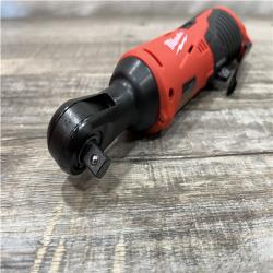 AS-IS Milwaukee 12V Lithium-Ion Cordless 3/8 in. Ratchet (Tool-Only)