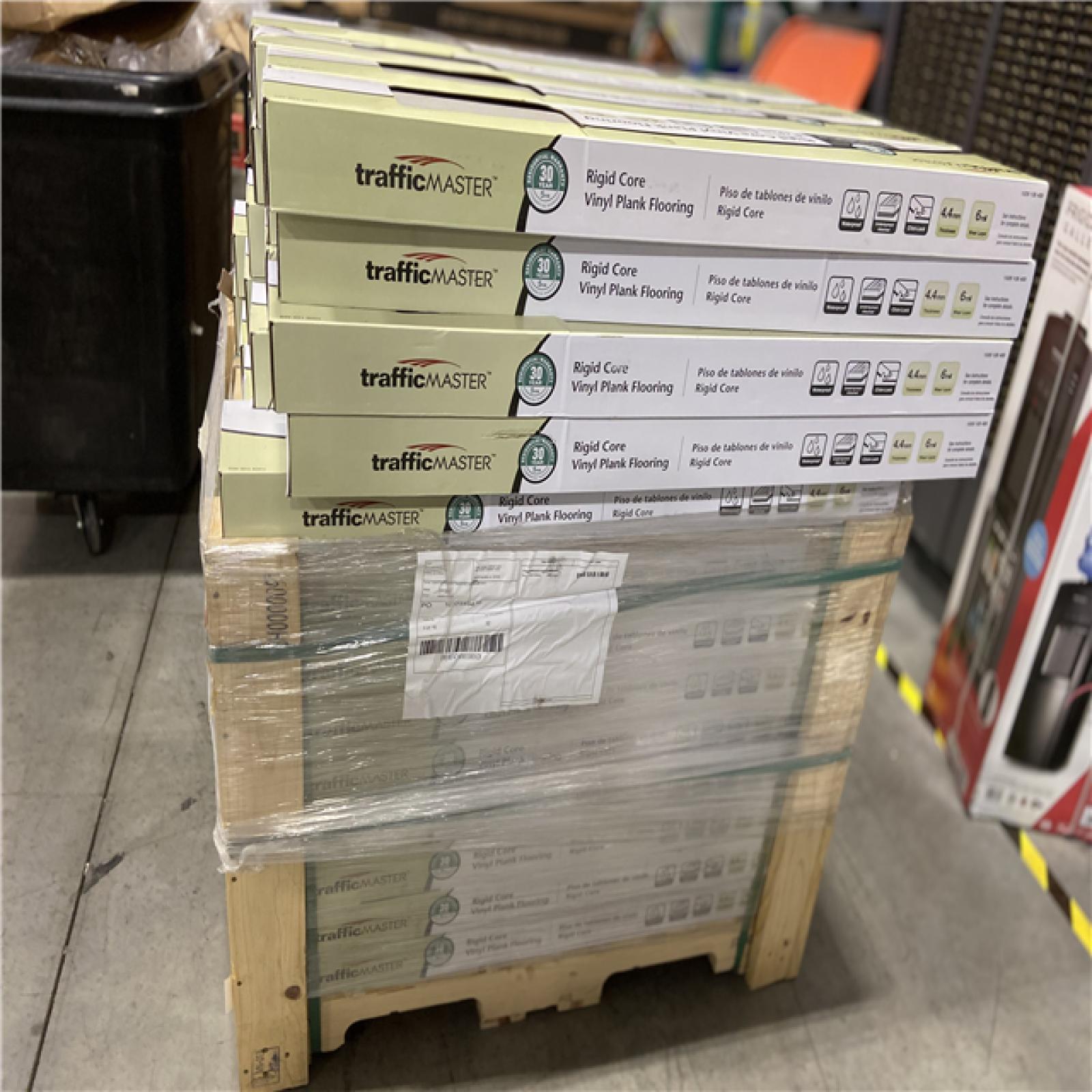 DALLAS LOCATION - TrafficMaster Breaksea Island 6 MIL x 6 in. x 36 in. Waterproof Click Lock Vinyl Plank Flooring (23.95 sq. ft./case) - 52 UNITS