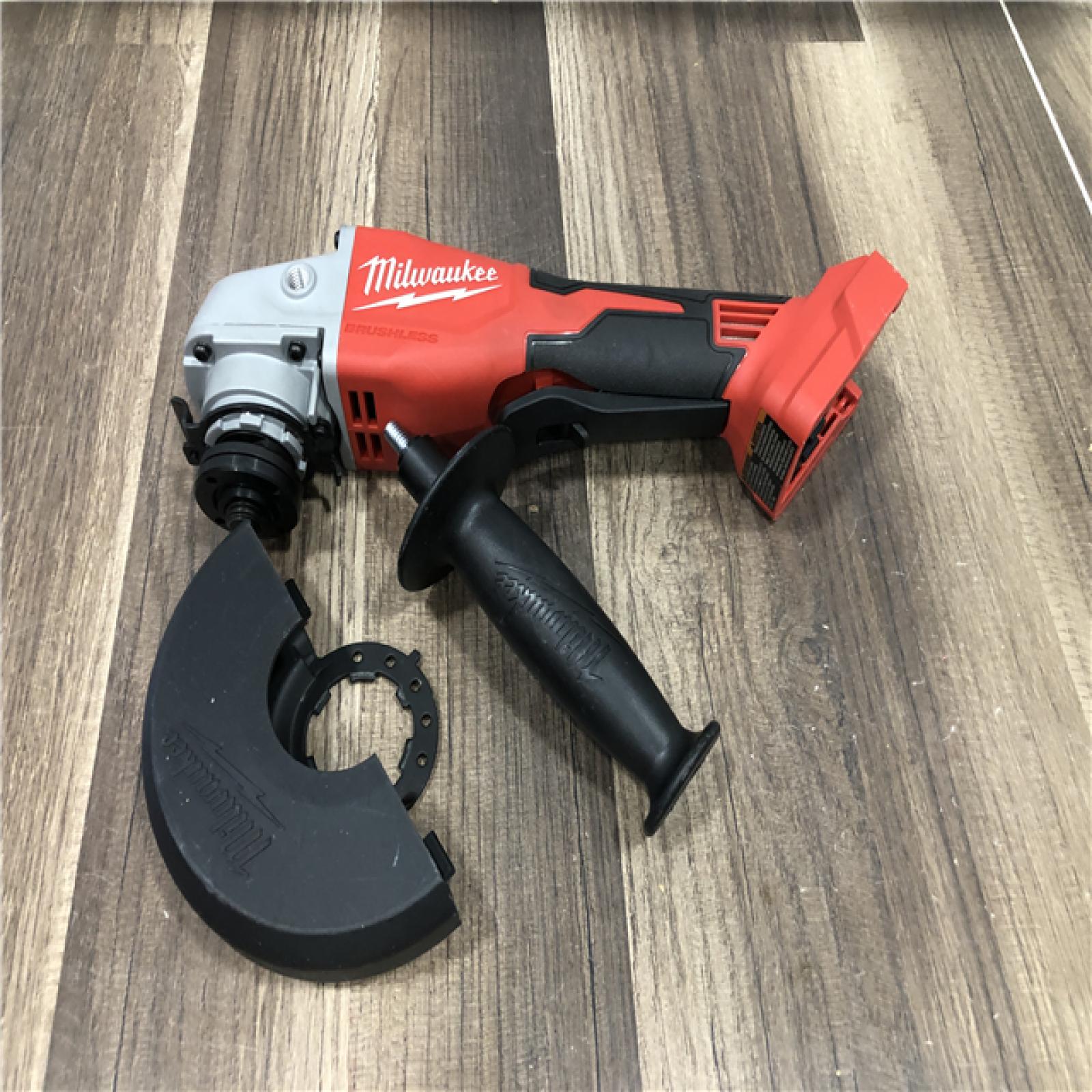 AS-IS Milwaukee 18V Lithium-Ion Brushless Cordless 4-1/2 in./5 in. Grinder w/Paddle Switch (Tool-Only)