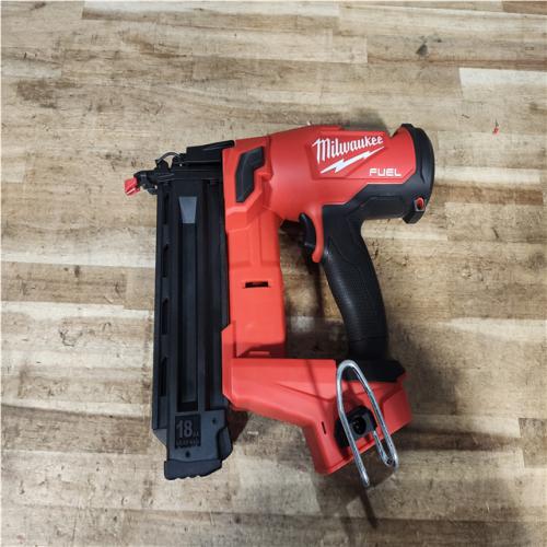 Houston Location AS-IS Milwaukee FUEL 18-Volt Lithium-Ion Brushless Cordless Gen II 18-Gauge Brad Nailer (Tool-Only)