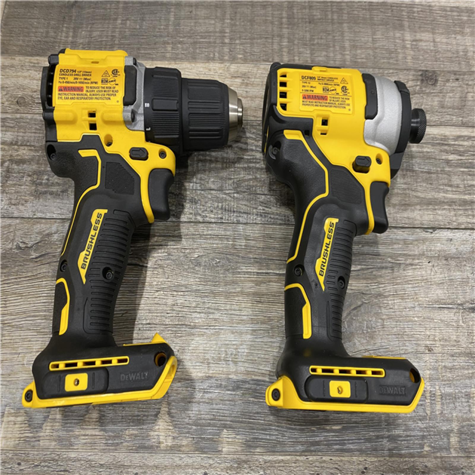 AS-IS DEWALT ATOMIC 20-Volt MAX Lithium-Ion Cordless (2-Tool) Combo Kit