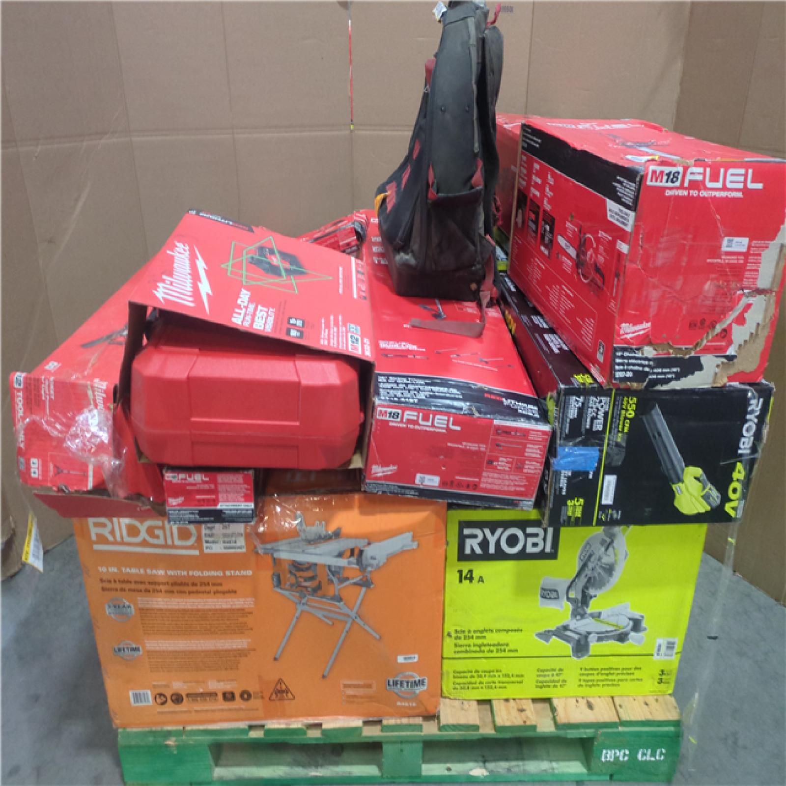 CALIFORNIA AS-IS TOOL PALLET