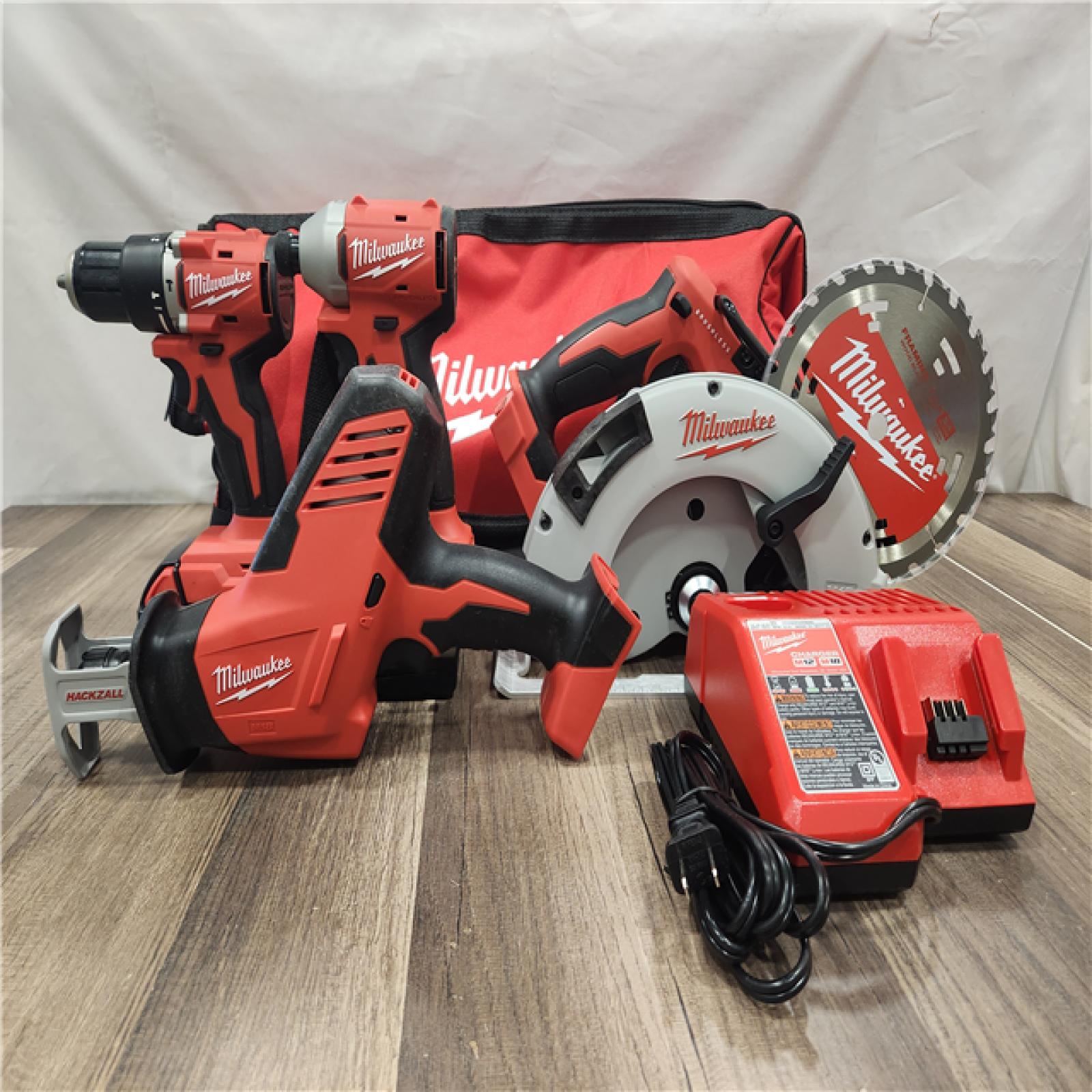 AS-IS- Milwaukee M18 4-Tool Combo Kit