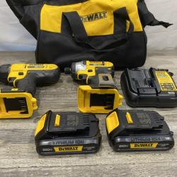 AS-IS DEWALT 20V MAX Cordless Drill/Impact 2 Tool Combo Kit