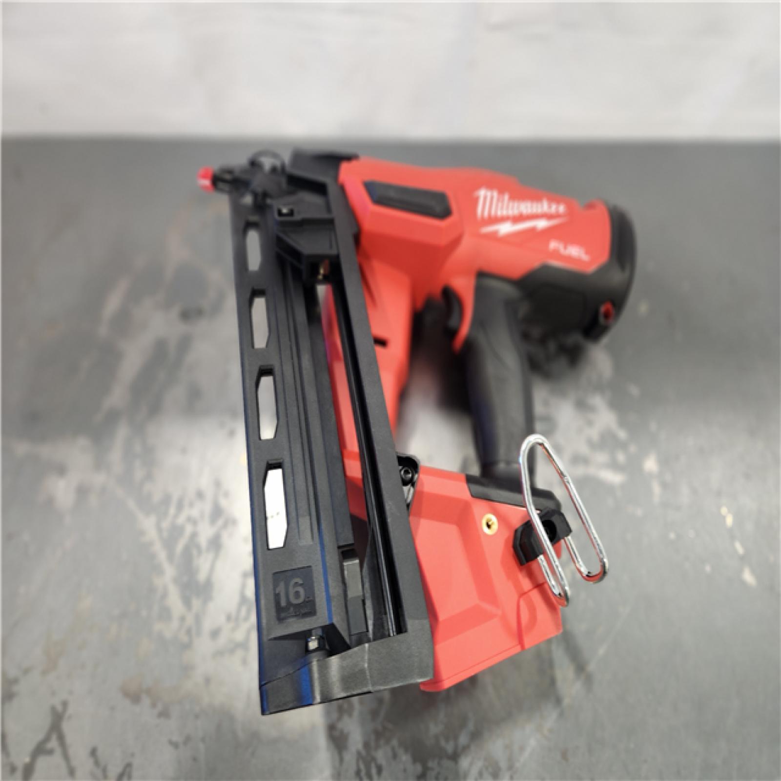 AS-IS- Milwaukee 18V Cordless Gen II 16 Gauge Angled Finish Nailer (Tool Only)