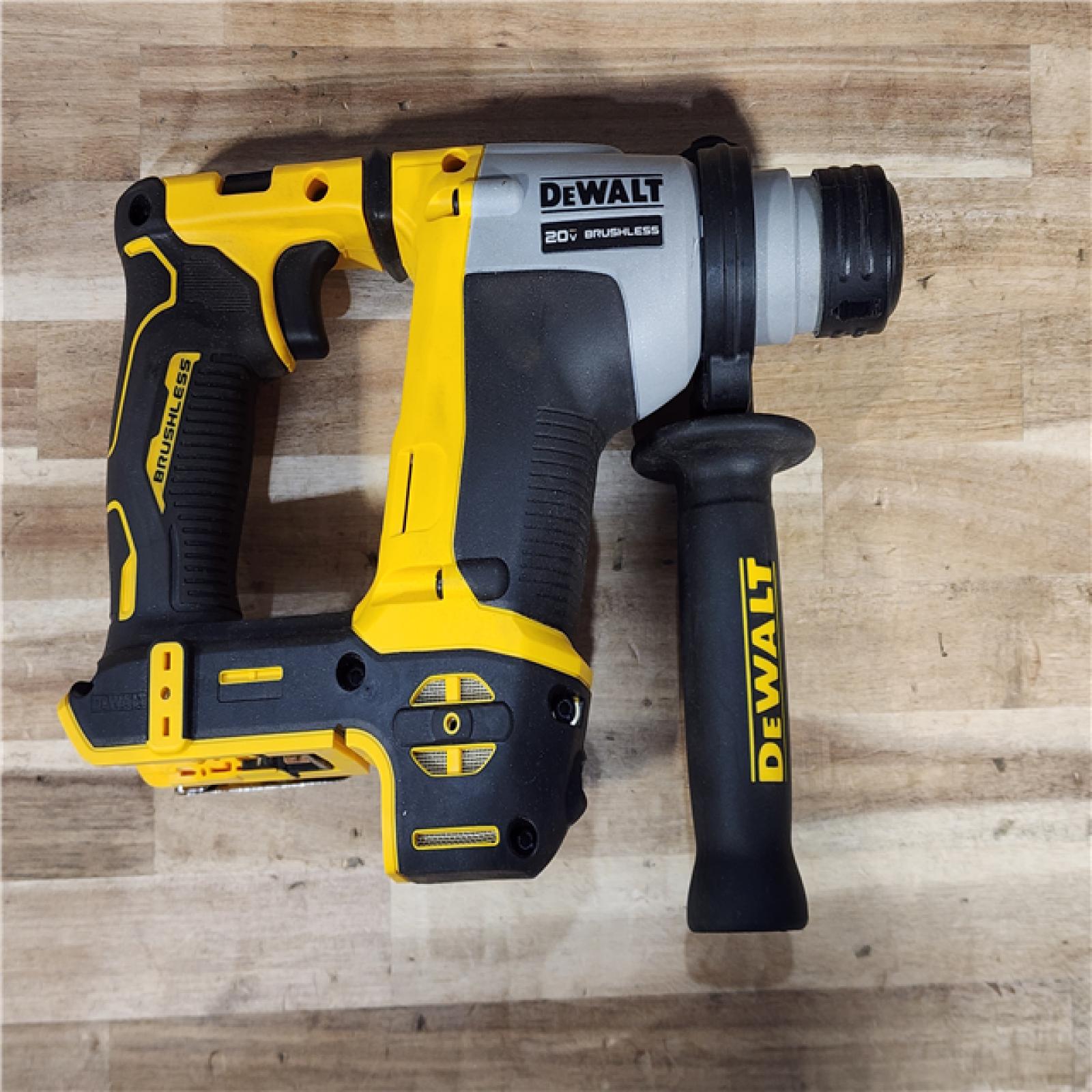 HOUSTON LOCATION - AS-IS DEWALT ATOMIC 20V MAX Cordless Brushless Ultra-Compact 5/8 in. SDS Plus Hammer Drill (Tool Only)