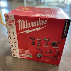 NEW! - Milwaukee M18 18-Volt Lithium-Ion Cordless Combo Kit 9-Tool with 2-Batteries  Charger and Tool Bag