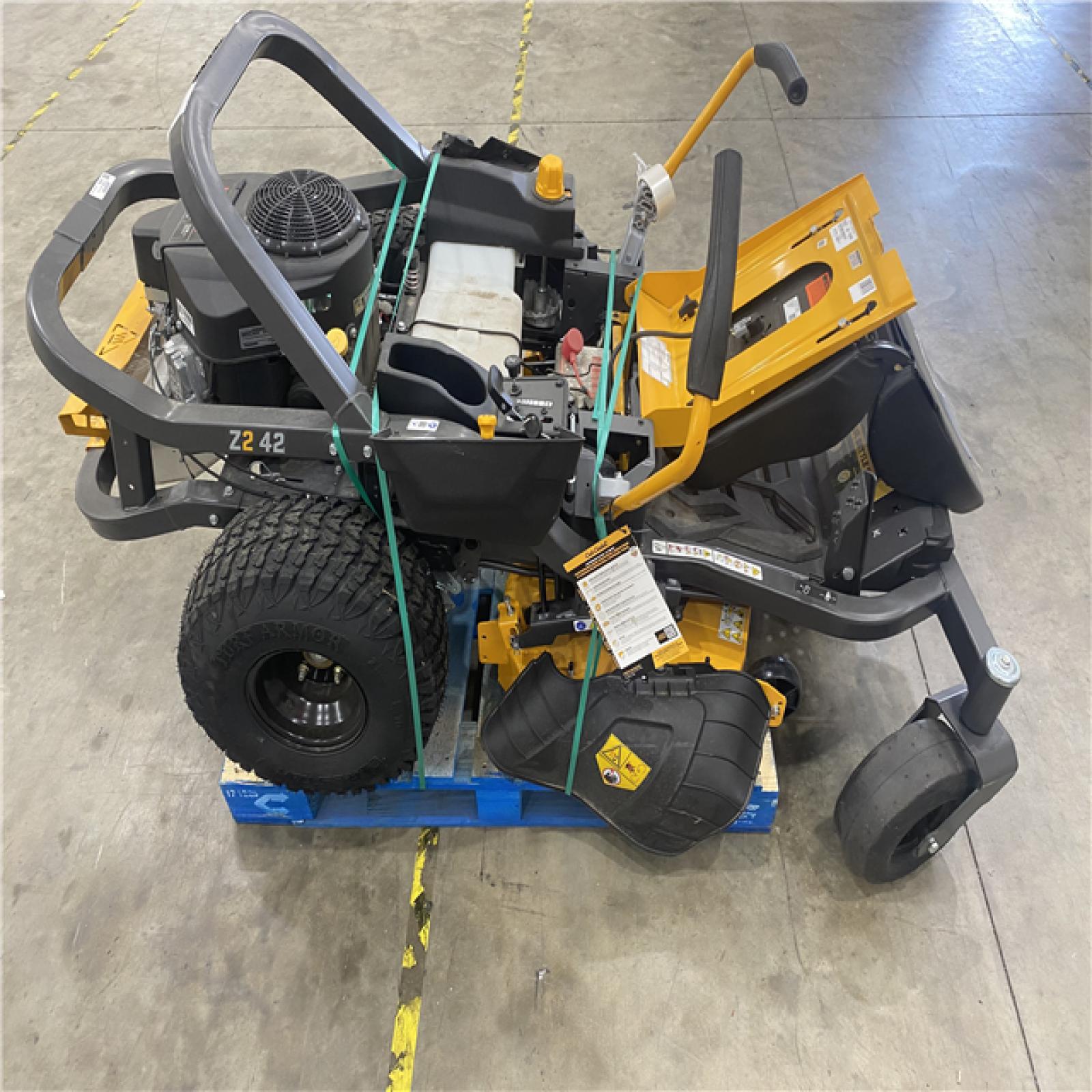 Houston Location - AS-IS Outdoor Power Equipment CUB CADET Z2 42 SIT DOWN MOWER